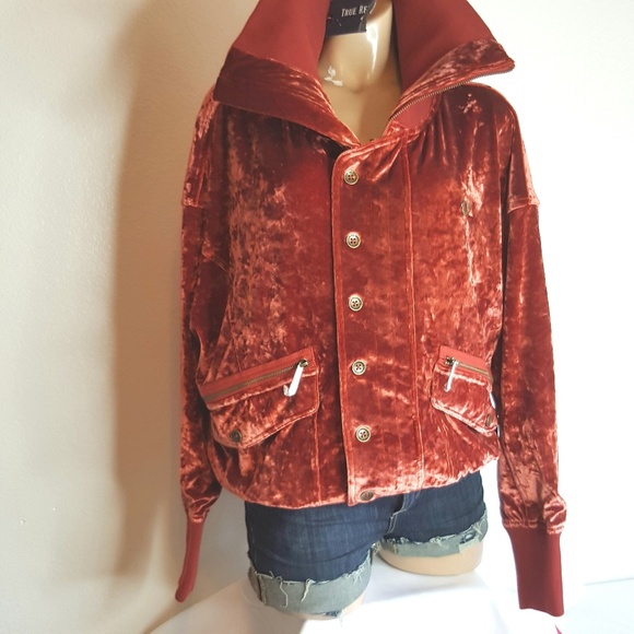 true religion velvet jacket